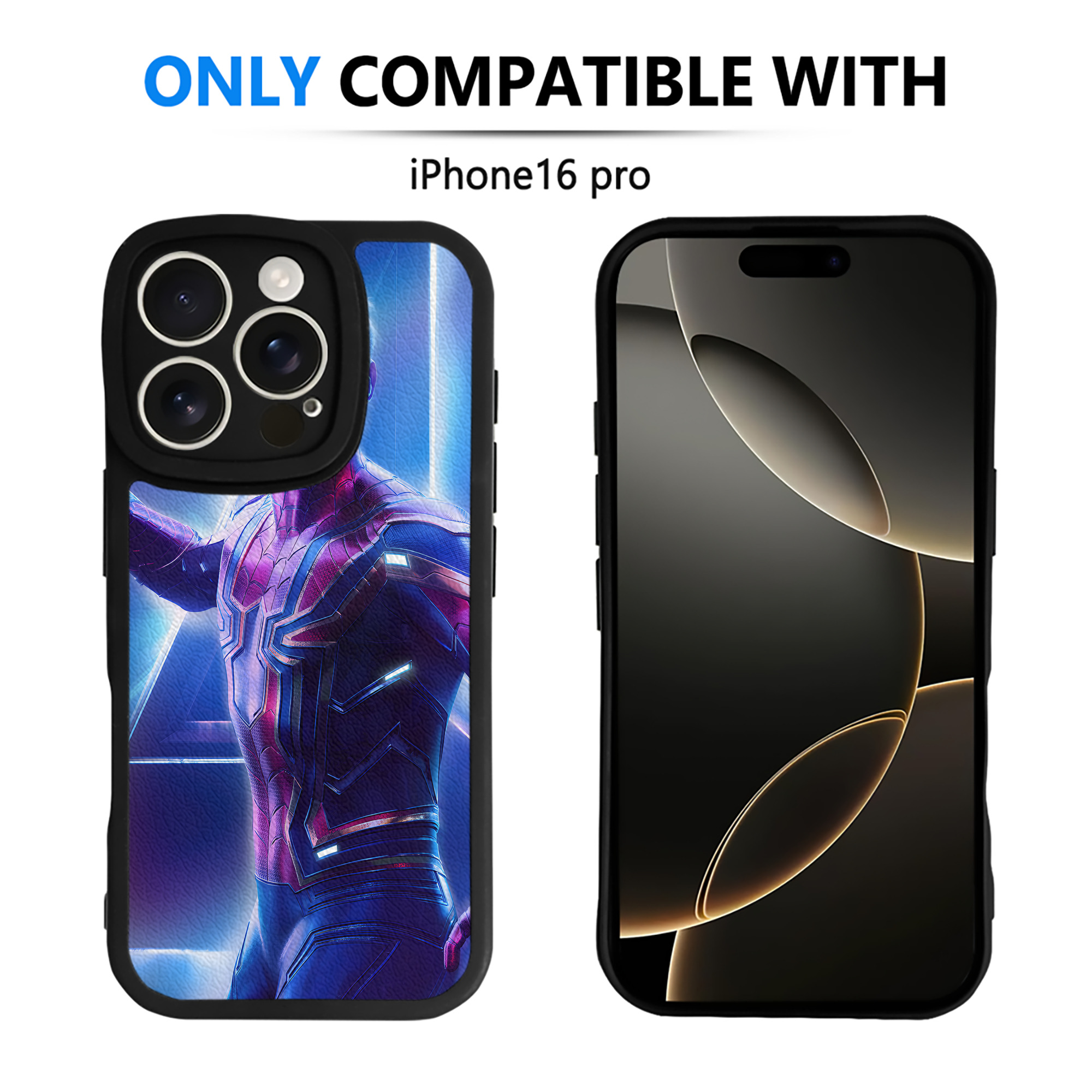 （画像用） アベンジャーズ The Avengers 【iPhone 16シリーズ対応】シリコンスマホケース（レザー調） 材質：シリコン